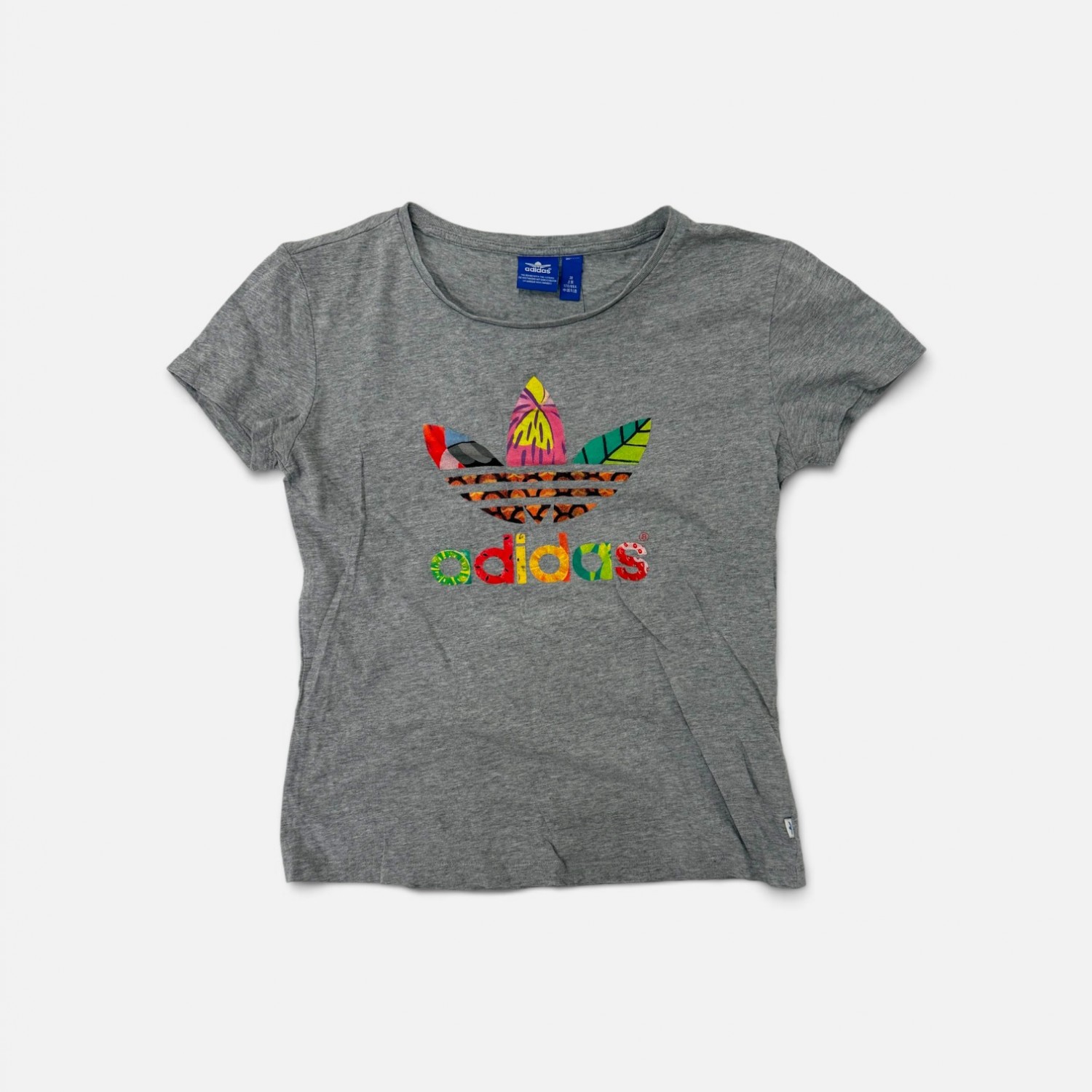 Adidas Originals Γυναικείο Graphic T-Shirt Γκρι